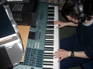 J. Park in the studio